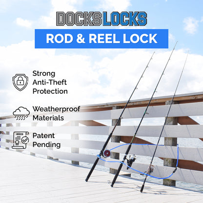 DocksLocks Fishing Rod & Reel Security Kit